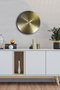 Wallity Reloj de Pared Decorativo de Metal Dorado